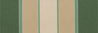 green, beige and cream stripe awning fabric