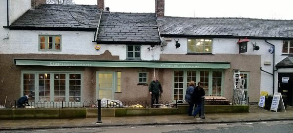 Fitting an awning in Worsley