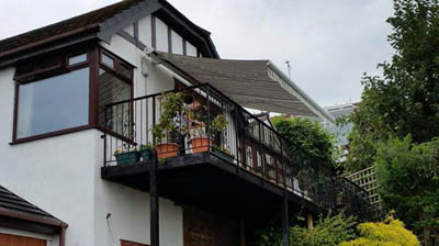 balcony awning house UK