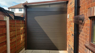 Carport Lean To with Electric Door