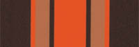 choclate and orange stripe awning fabric