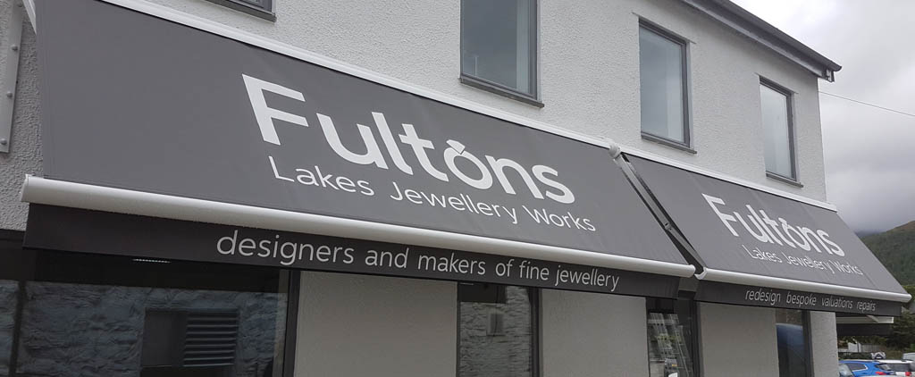 shop awnings Cumbria