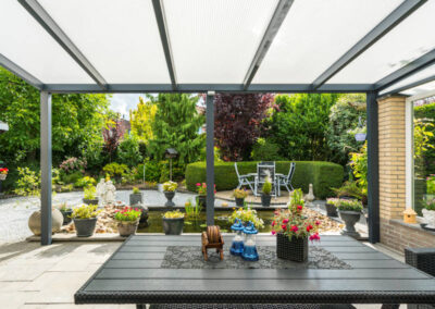 Polycarbonate Roof Garden Veranda
