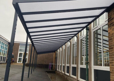 School Walkway Veranda at Golborne High School