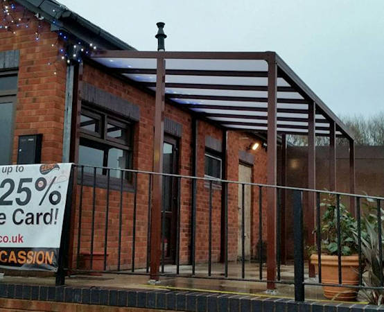 Smoking Shelter for Zest, East Lancs
