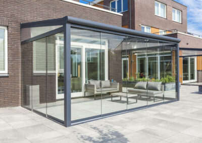 Veranda with Glass Doors