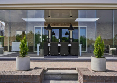Veranda with Glass Doors