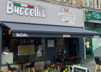 Buccellis Lancaster Restaurant Awning