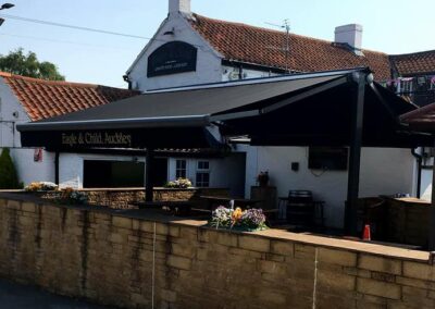 Eagle & Child Inn, Doncaster Pub Awning - Butterfly Awning