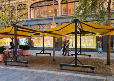 L'eto cafe, Knightsbridge outdoor seating awning