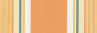 orange and white multi stripe awning fabric