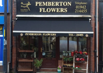 Pemberton Flowers, florist awning
