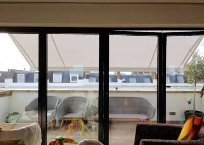 Penthouse Balcony Awning - Interior View