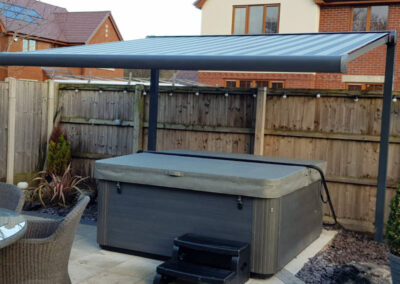 Freestanding Tiger Awning For Hot Tub