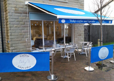 Vickys Cafe Awning, Garstang